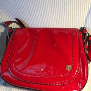 Kate Spade Red Patent Leather Shoulder Bag